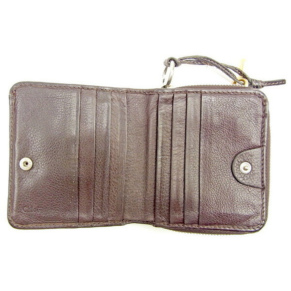 Chloe Bifold brown Paddington accessory Leather Wallet - Picture 3 of 6